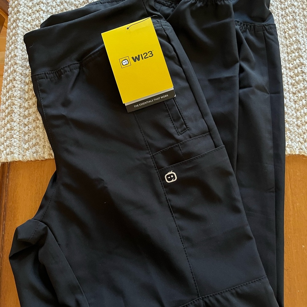 NWT Black WonderWink scrub pants